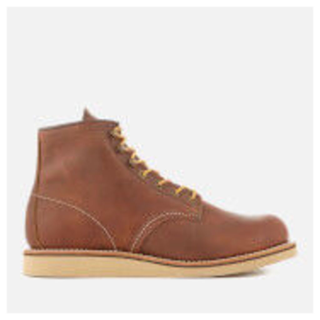 Red Wing Men's Rover 6 Inch Leather Lace Up Boots - Copper