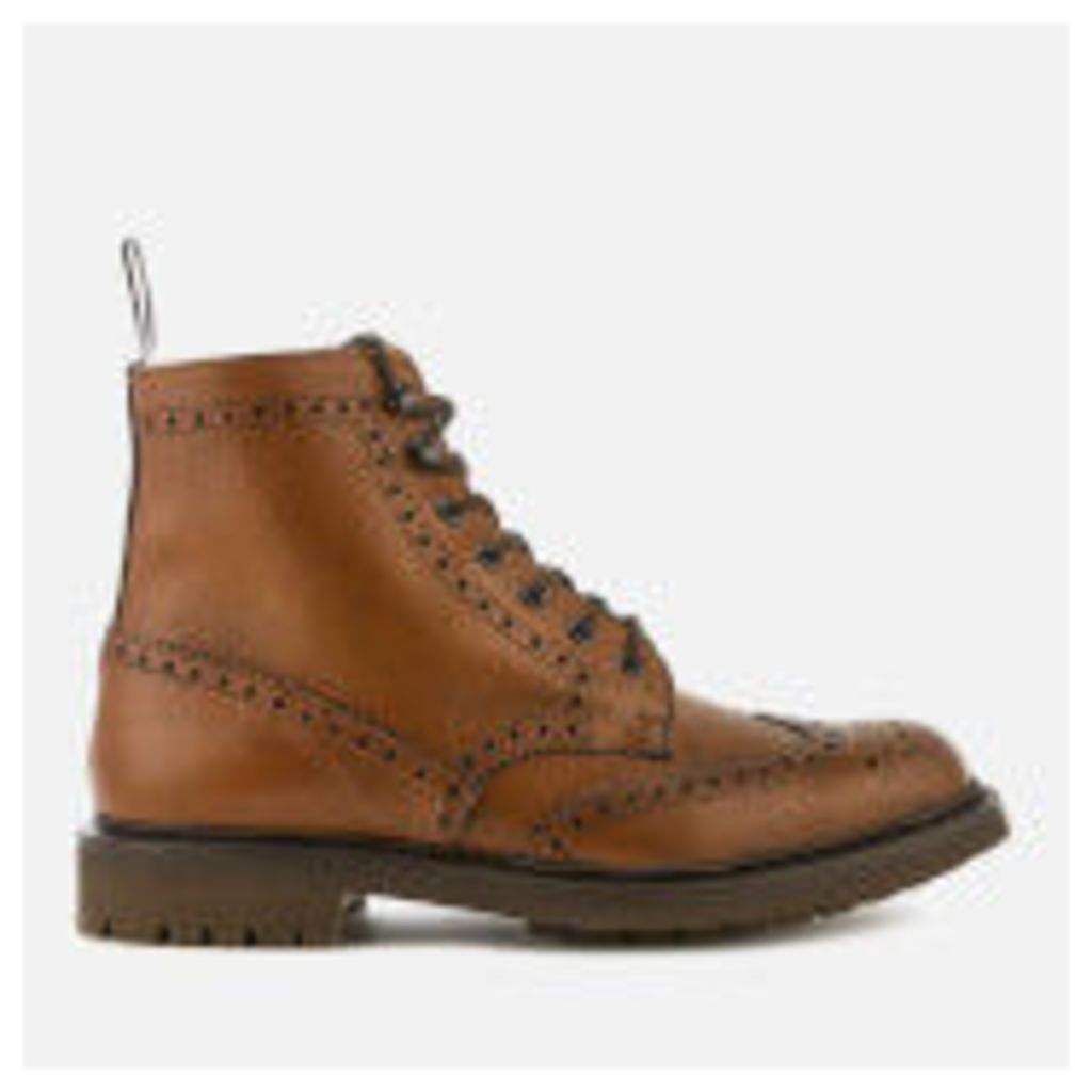 Church's Men's Mc Farlane 2 Grained Leather Lace Up Boots - Walnut