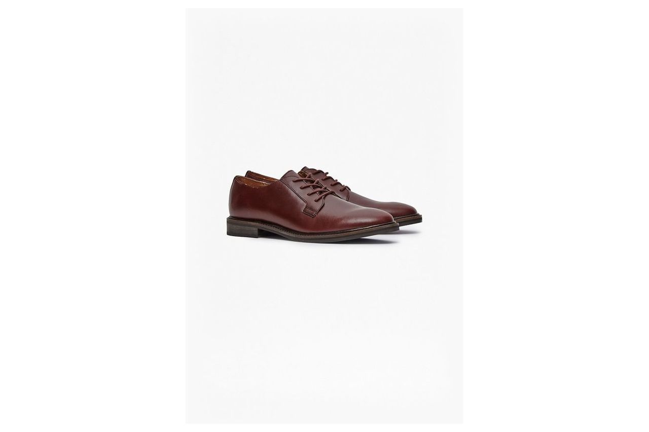 Cameron Leather Formal Shoes - burgundy
