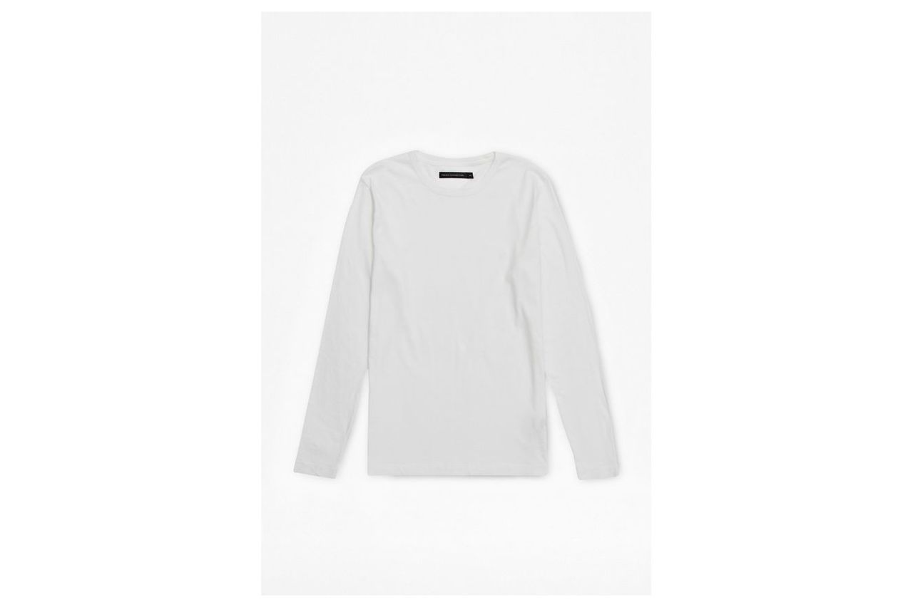 Classic Cotton Long Sleeve T-Shirt - white