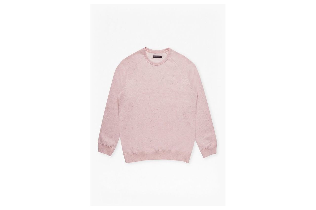 Nep Speckled Sweatshirt - pink/white nep