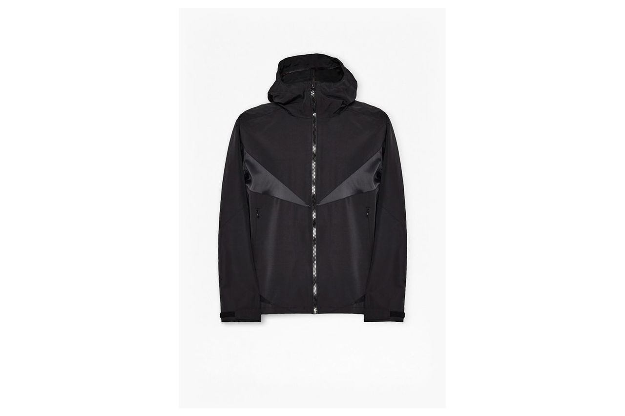 Ajura Murphy Nylon Hooded Jacket - black