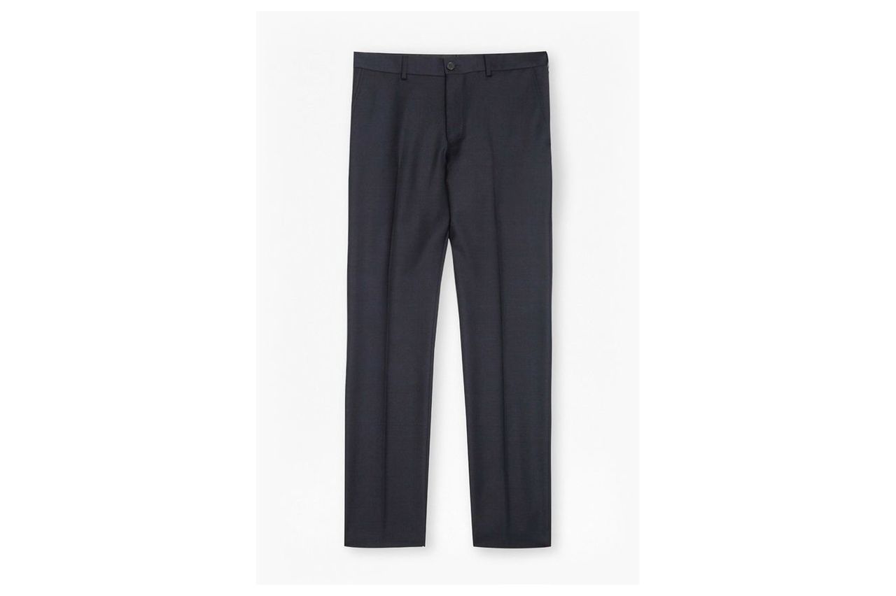Classic Twill Suit Trousers - navy