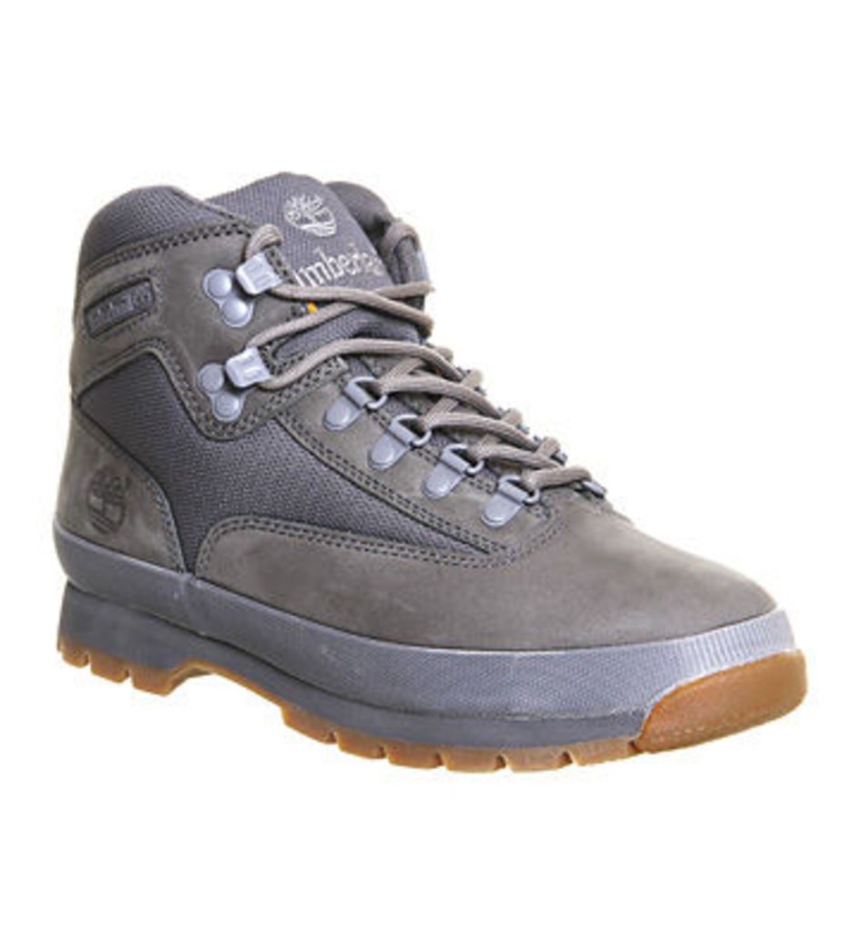 Timberland Euro Hiker Boots GREY LEATHER,Grey