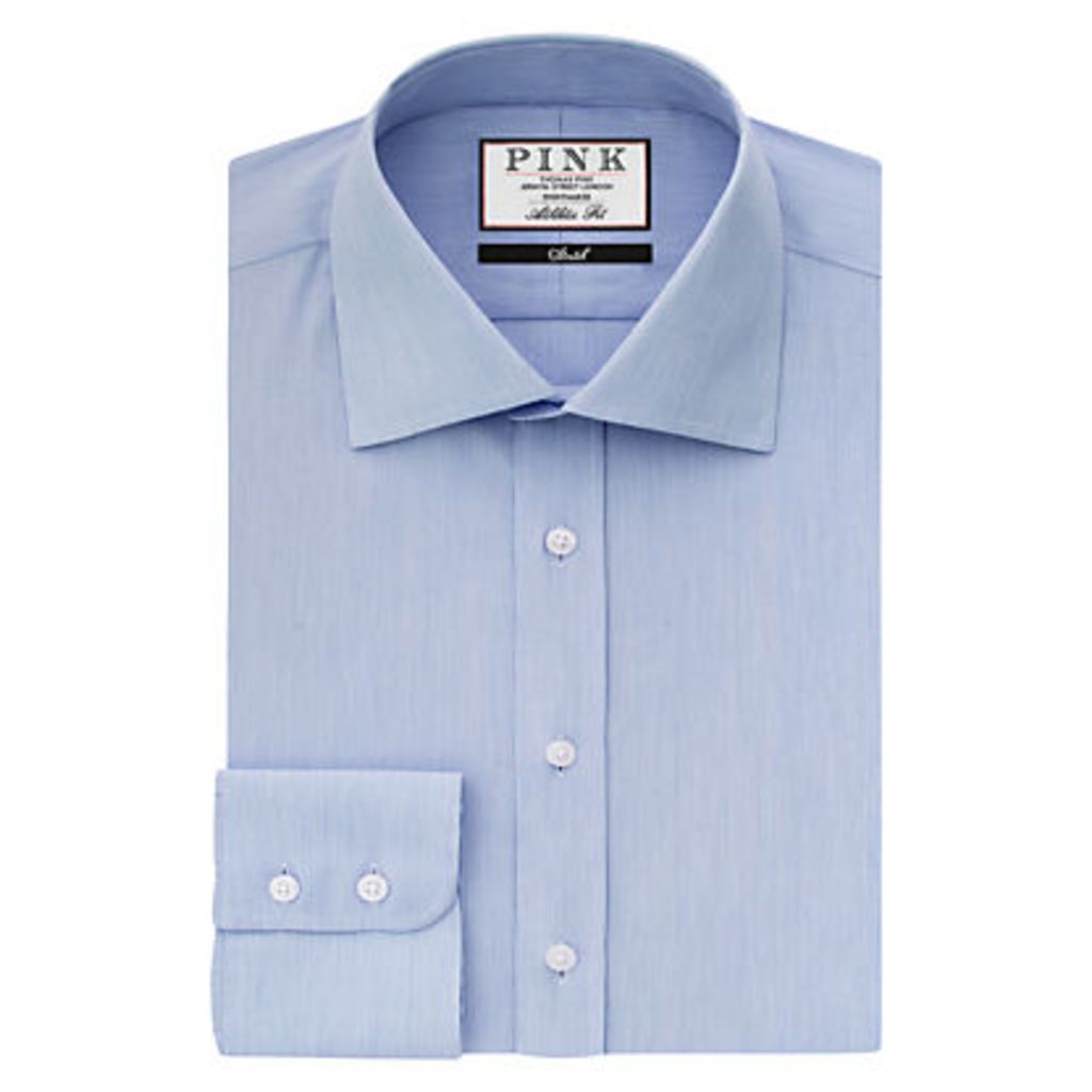Thomas Pink Victor Athletic Fit Shirt, Blue/White