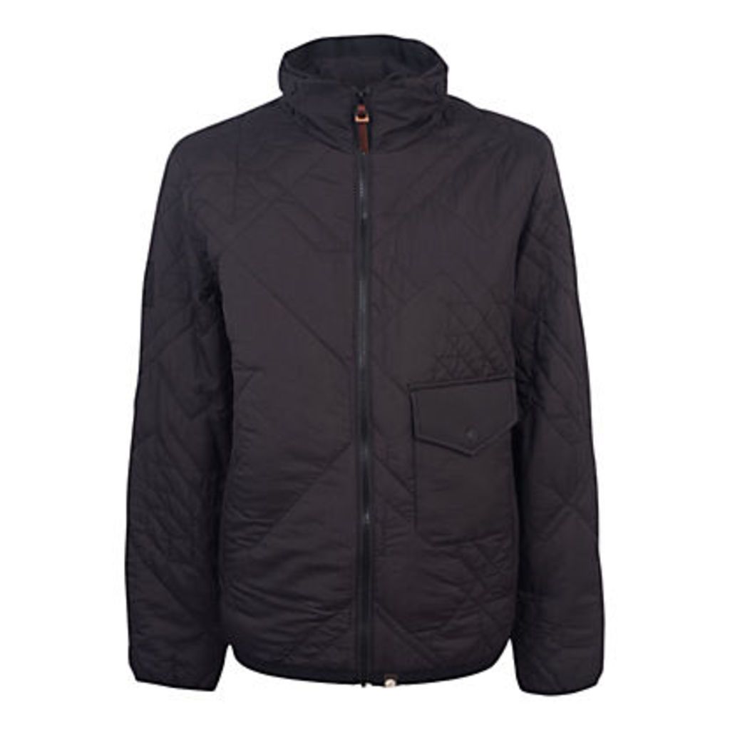 Pretty Green Kirby Quilted Jacket, Black