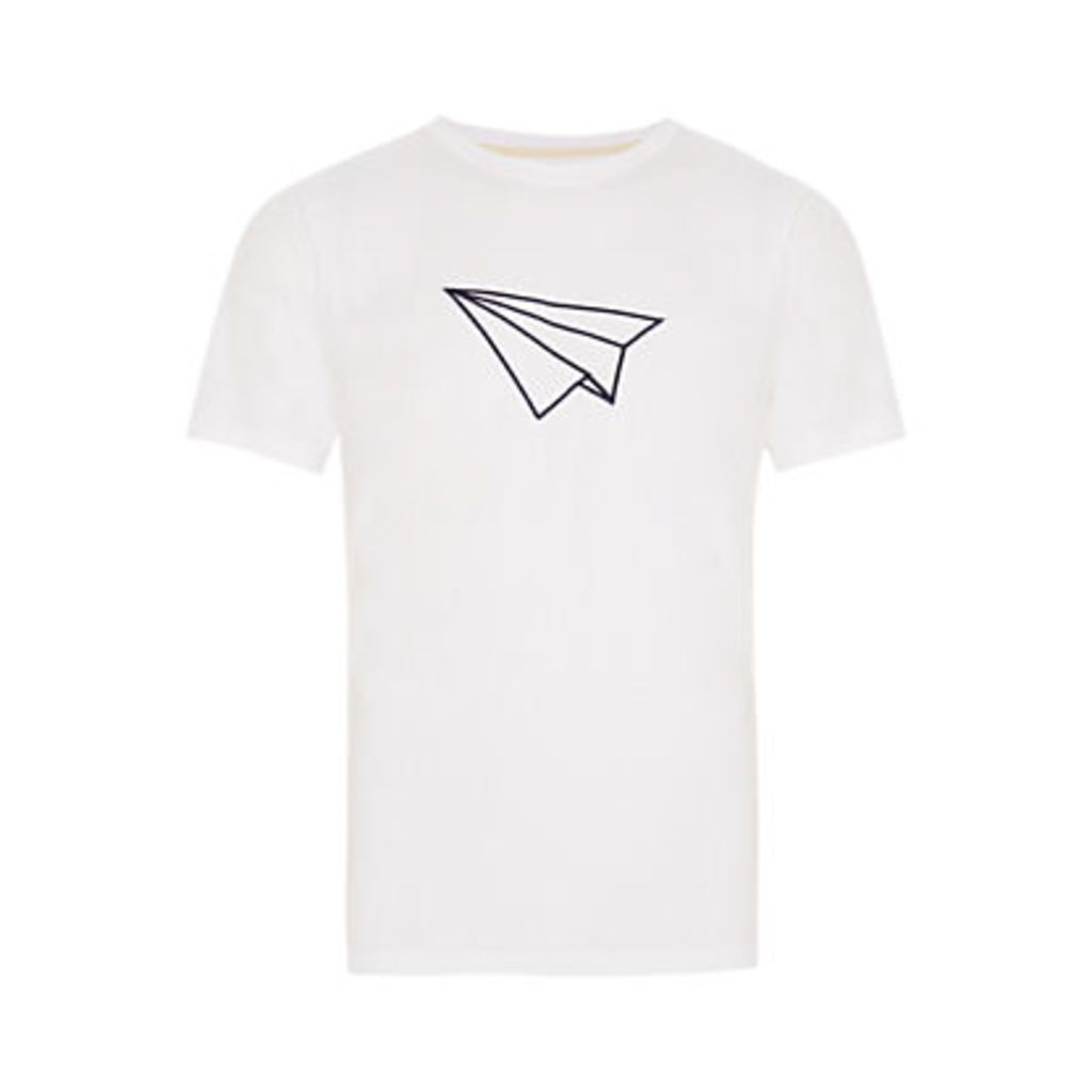 HYMN Paper Airplane Graphic T-Shirt, White