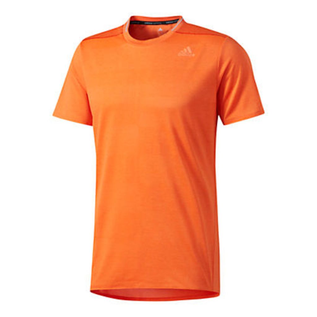 Adidas Supernova Short Sleeve Running T-Shirt, Orange