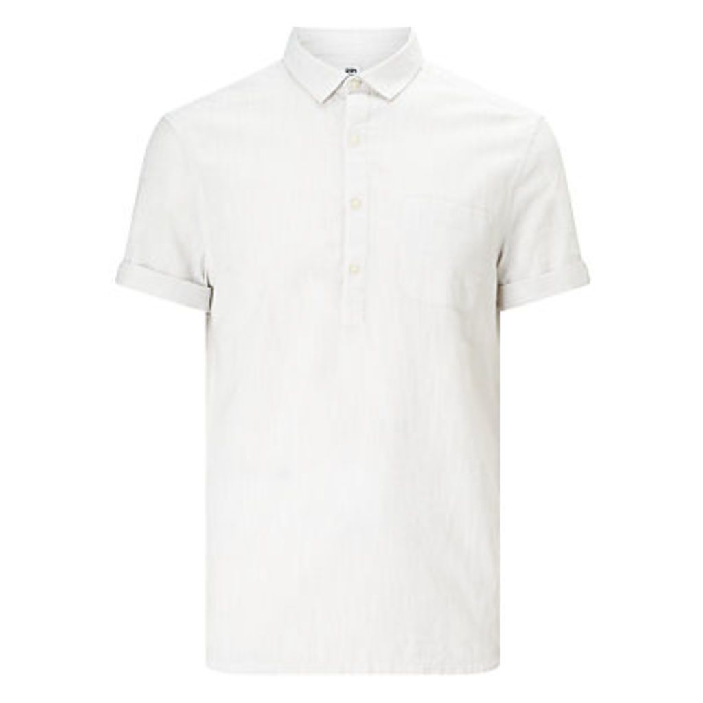 Kin by John Lewis Vertical Fine Stripe Shirt, White