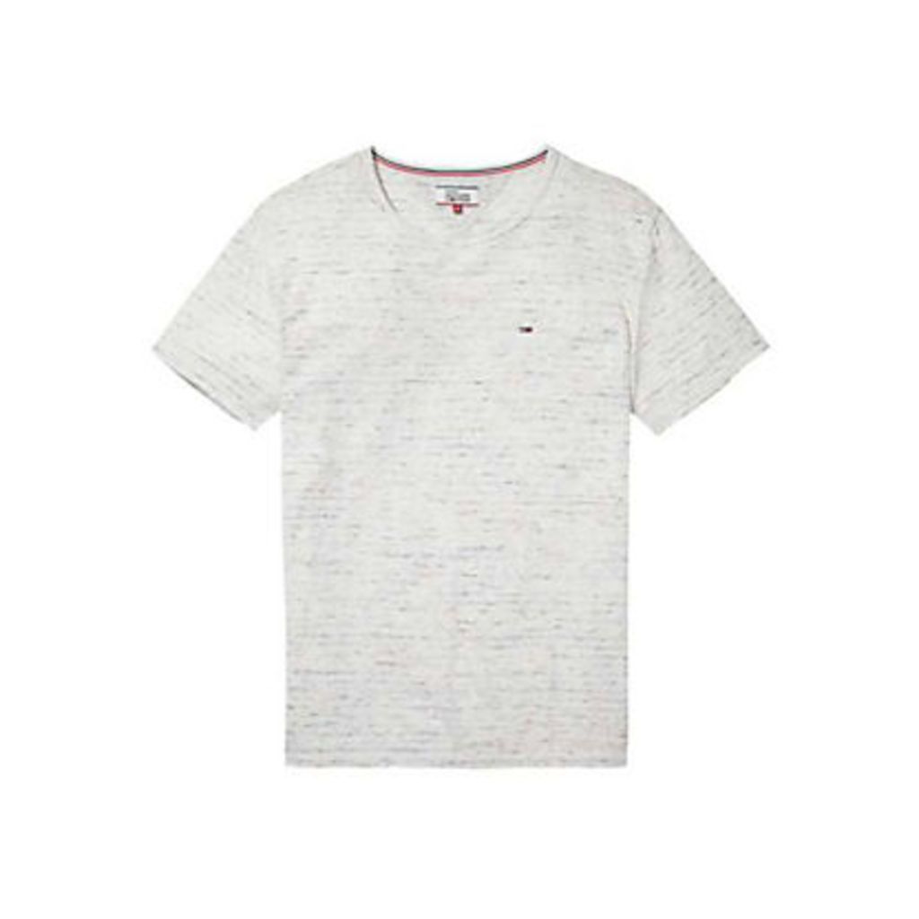 Tommy Jeans Relax Stripe Crew Neck T-Shirt, Marshmallow/Multi