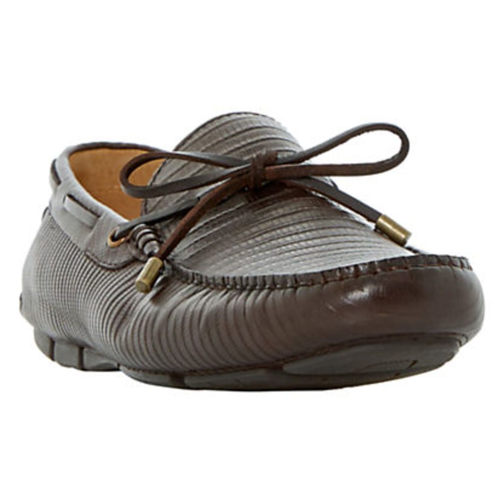 Dune Botswana Leather Driving Loafers