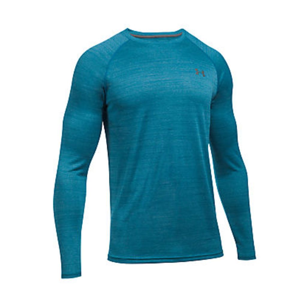 Under Armour Tech Patterned Long Sleeve Training T-Shirt, Blue