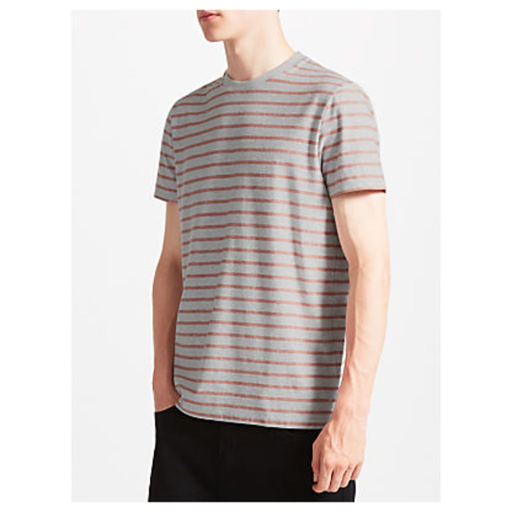 Kin by John Lewis Fine Stripe Jersey T-Shirt, Ecru