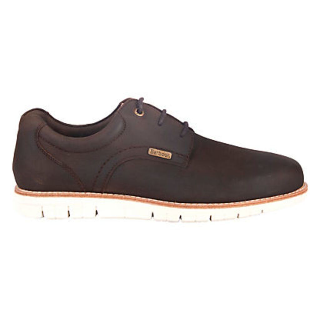 Barbour Rae Leather Trainers, Truffle