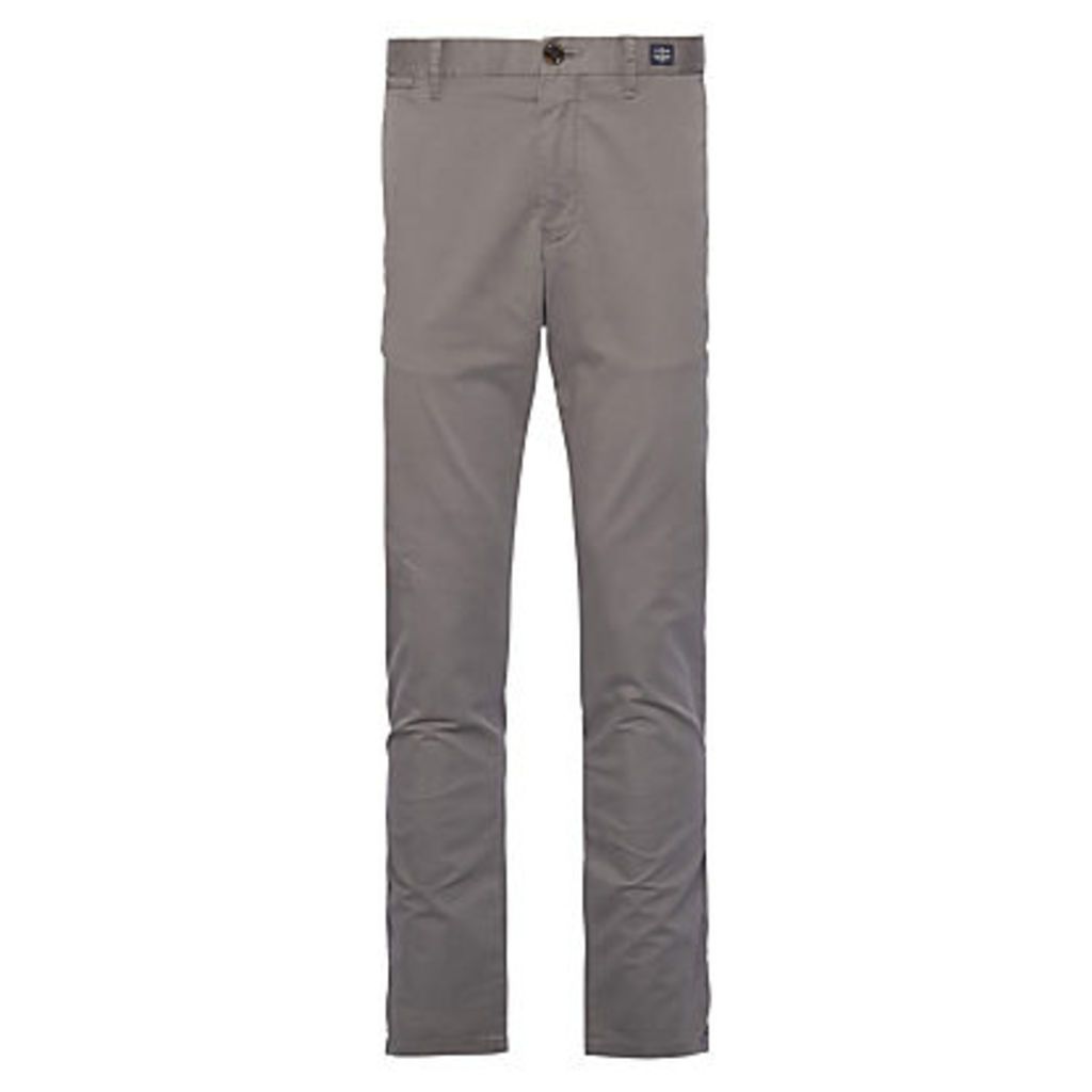 Tommy Hilfiger Bleeker Straight Chino Twill Trousers, Grey