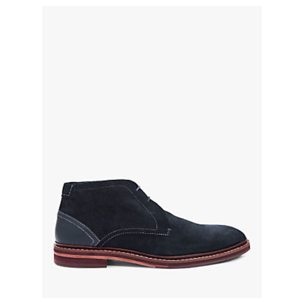 Ted Baker Deligh Suede Ankle Boots, Dark Blue