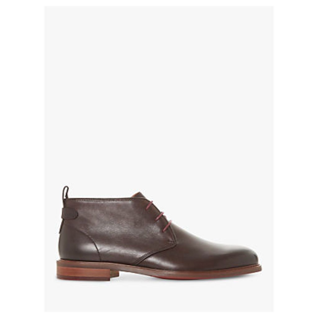 Dune Marchmont Leather Chukka Boots, Brown
