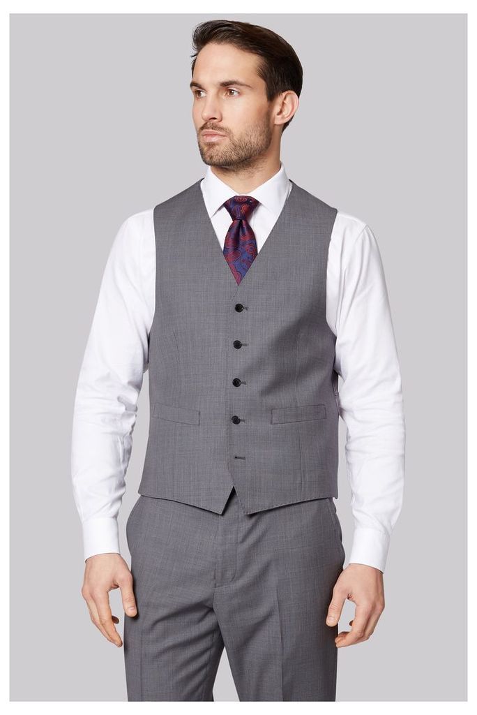 Ermenegildo Zegna Cloth Regular Fit Light Grey Waistcoat
