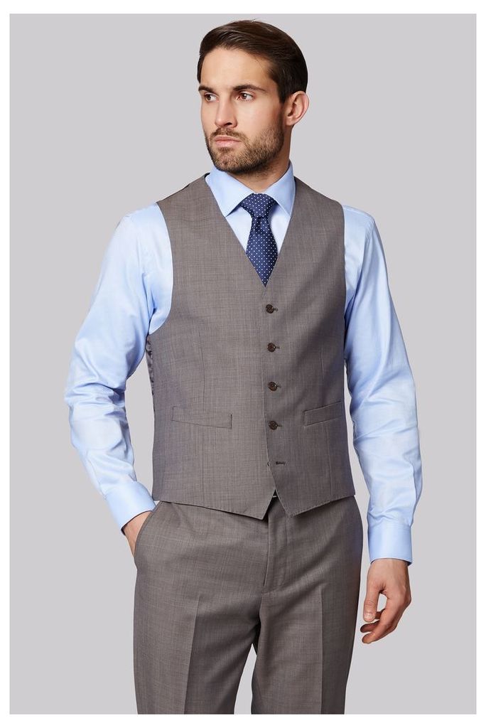 Ermenegildo Zegna Cloth Regular Fit Neutral Semi Plain Waistcoat