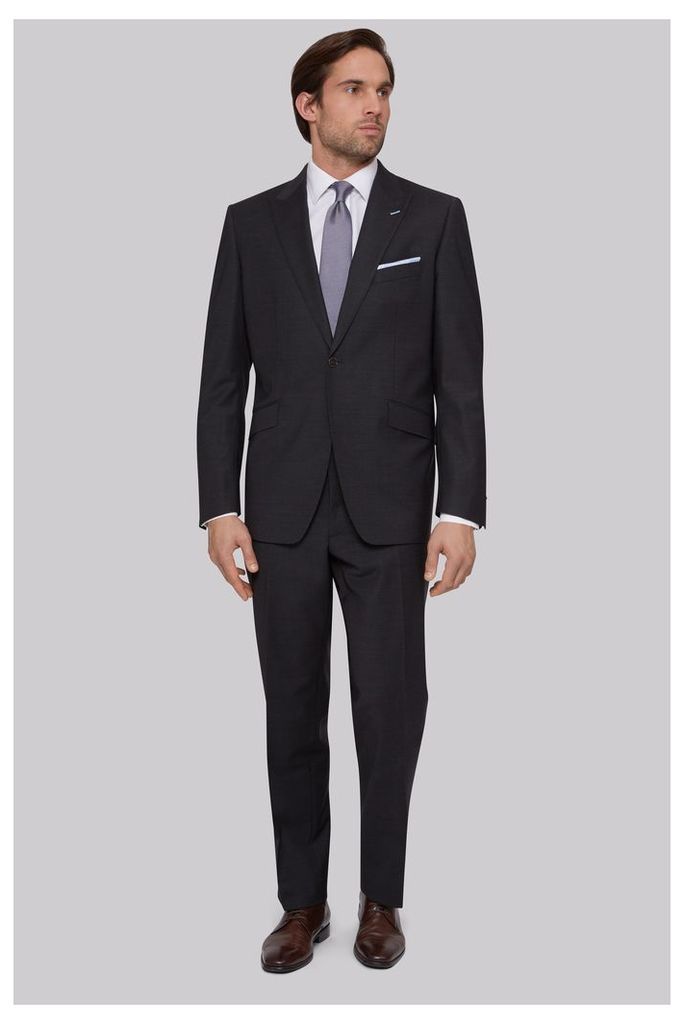 Moss Bros Regular Fit Performance Charcoal Suit