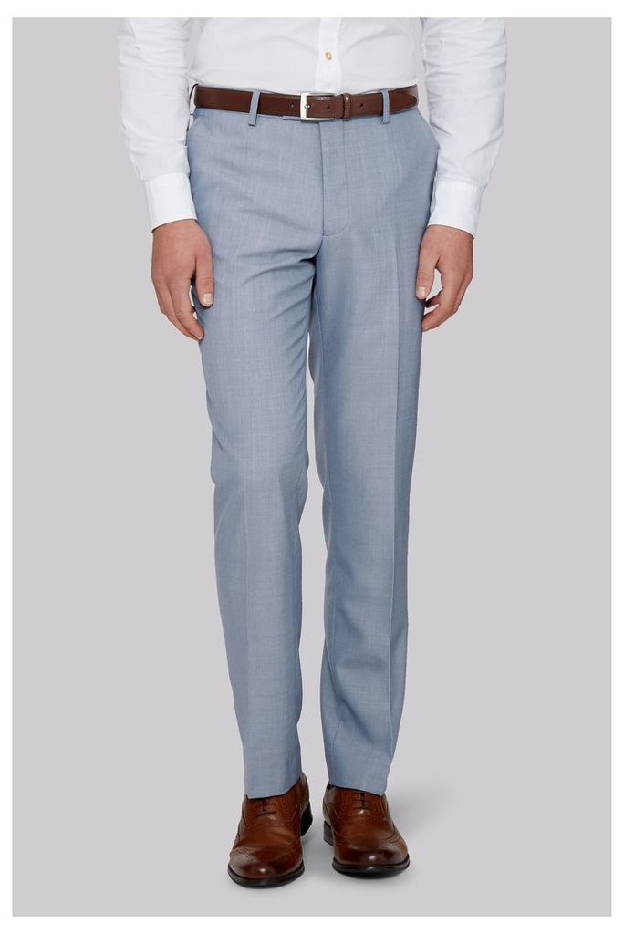 Moss 1851 Tailored Fit Ice Blue Trousers