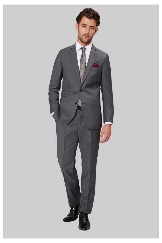 Moss 1851 Tailored Fit Grey Tonic Twill Suit