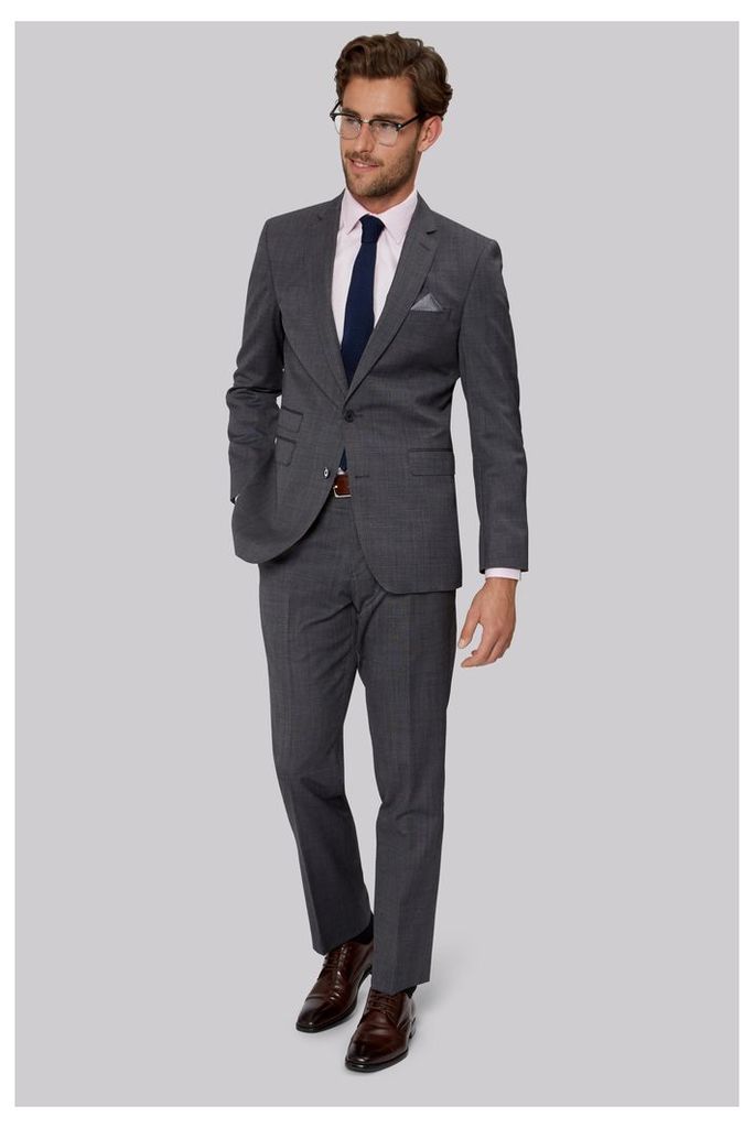 Moss 1851 Tailored Fit Grey End on End Suit