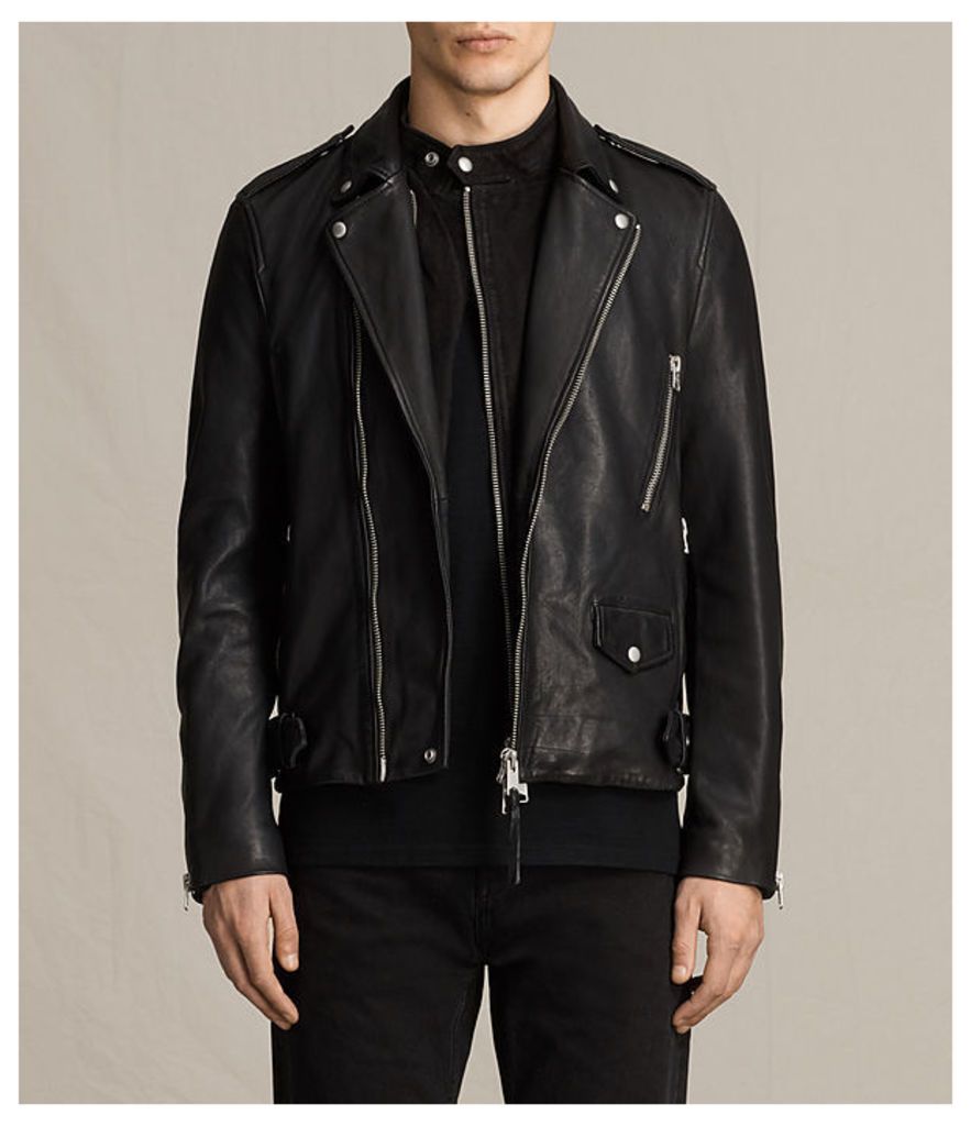 Clint Leather Biker Jacket