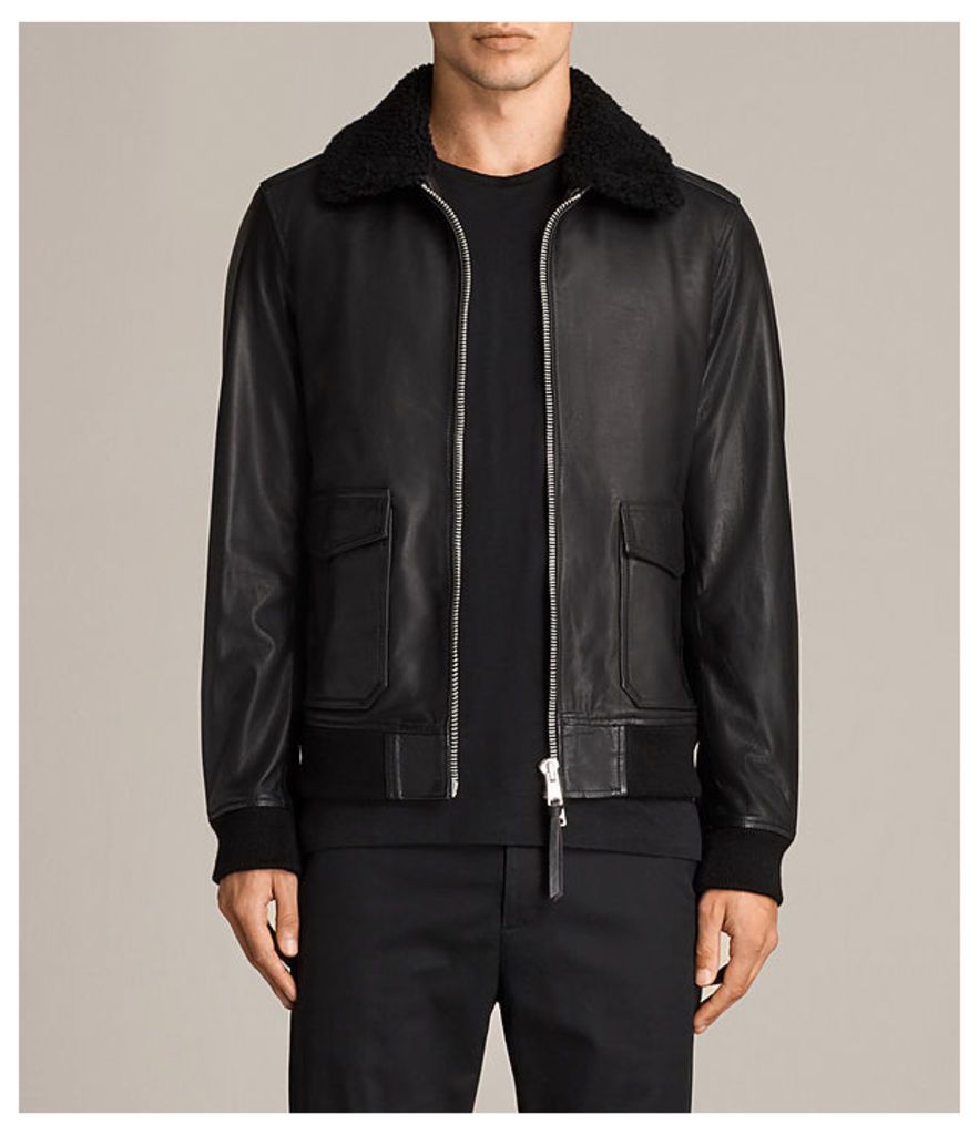 Oban Aviator Leather Jacket