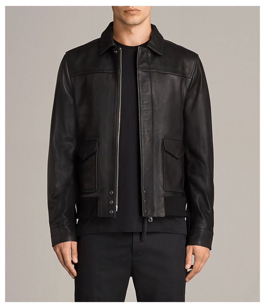 Morenci Leather Aviator Jacket