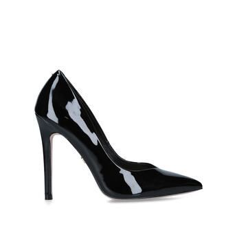 Womens Kg Kurt Geiger Alyx 2Black Patent Stiletto Heel Courts, 3 UK