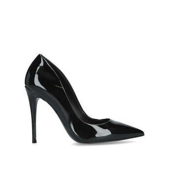 Womens Aldo Stessyblack Patent Stiletto Heel Court Shoes, 4 UK