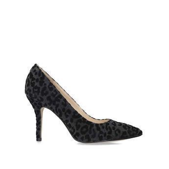 Womens Nine West Flagshipblack Leopard Print Court Shoe, 3 UK