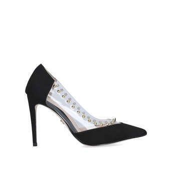 Womens Kg Kurt Geiger Artieblack Perspex Stiletto Heels, 5 UK