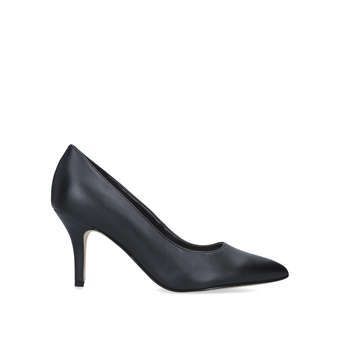 Womens Nine West Flagship 75Black Mid Heel Court Shoes, 6 UK