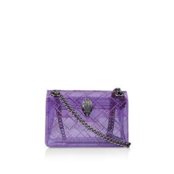 Womens Kurt Geiger London Mini Kensingtontransparent Lilac Eagle Mini Shoulder Bag, No Size