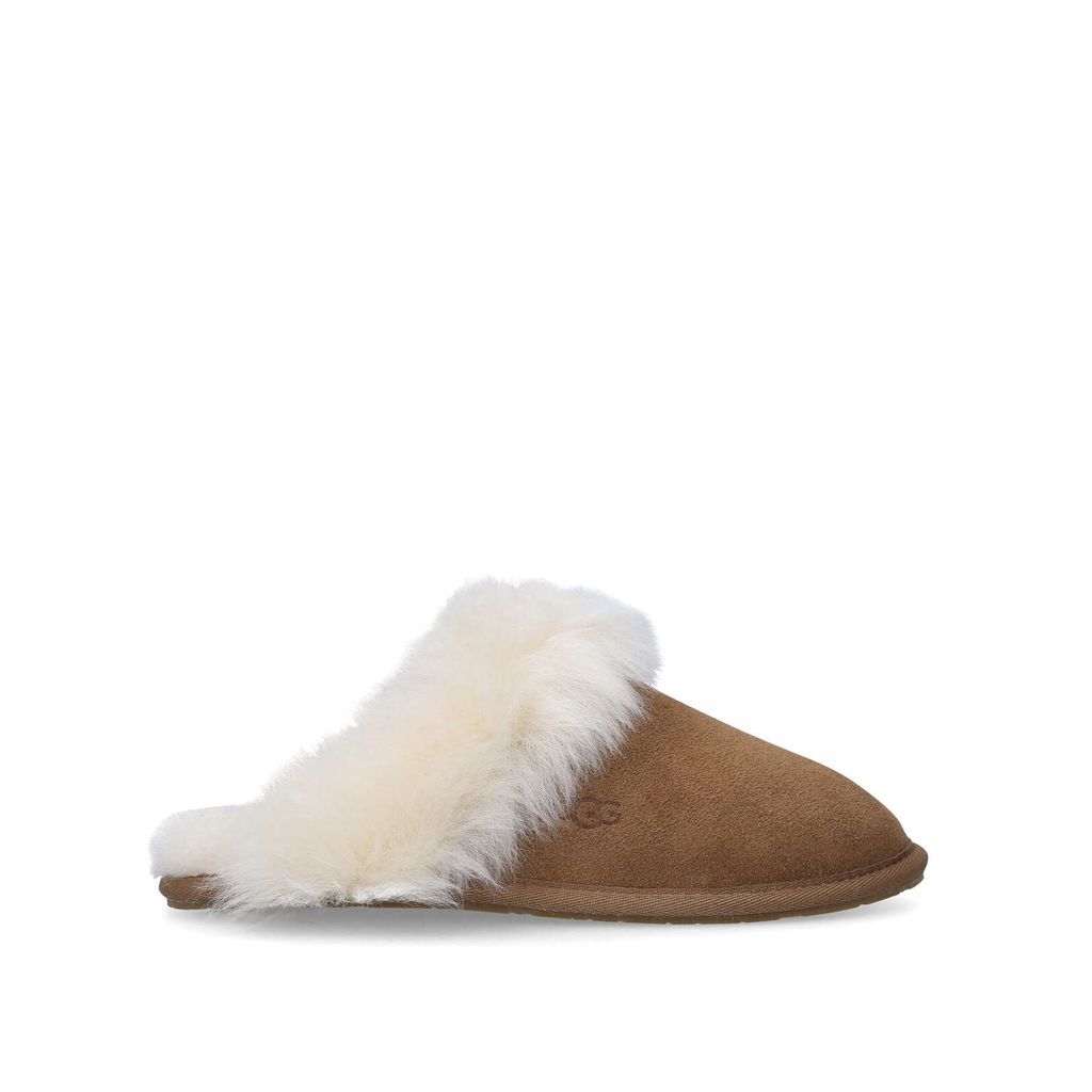 Women's Slippers Brown Female Scuff Sis