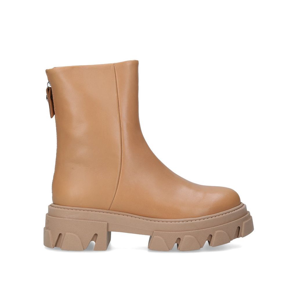 Women's Boots Camel Leather Maryann