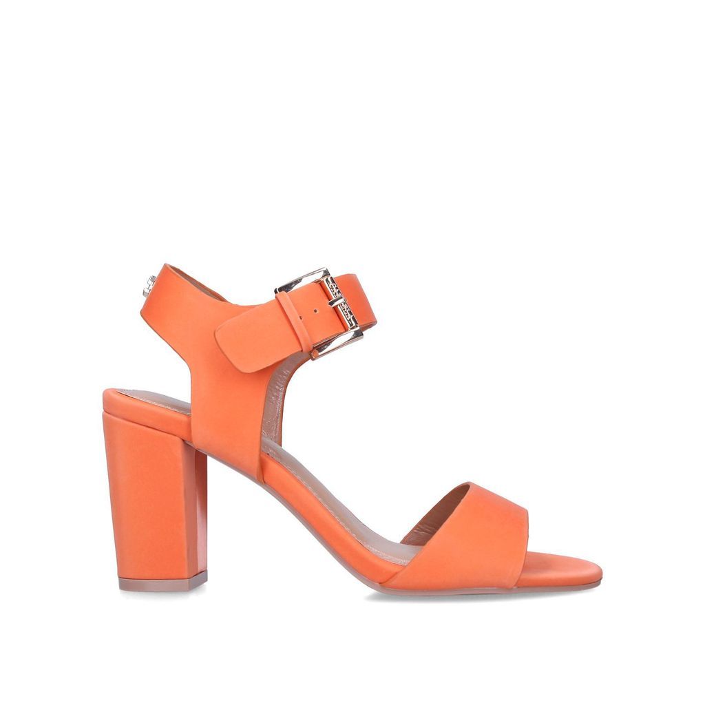 Women's Heels Orange Synthetic Sadie