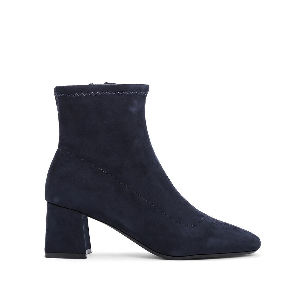 Women's Ankle Boot Black Suedette Quant