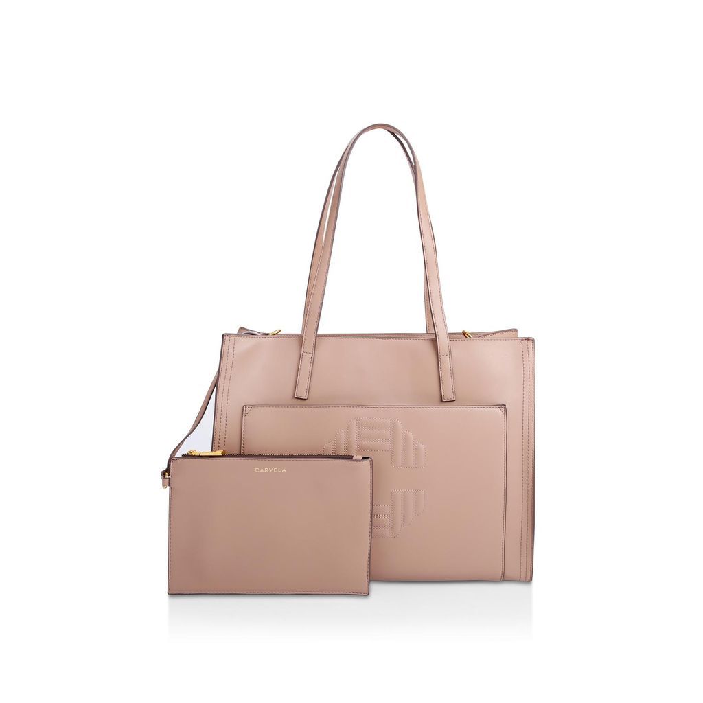 Women's Shopper Bag Blush Synthetic Icon