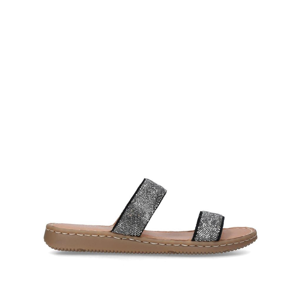 Women's Sandals Grey Flat Shake