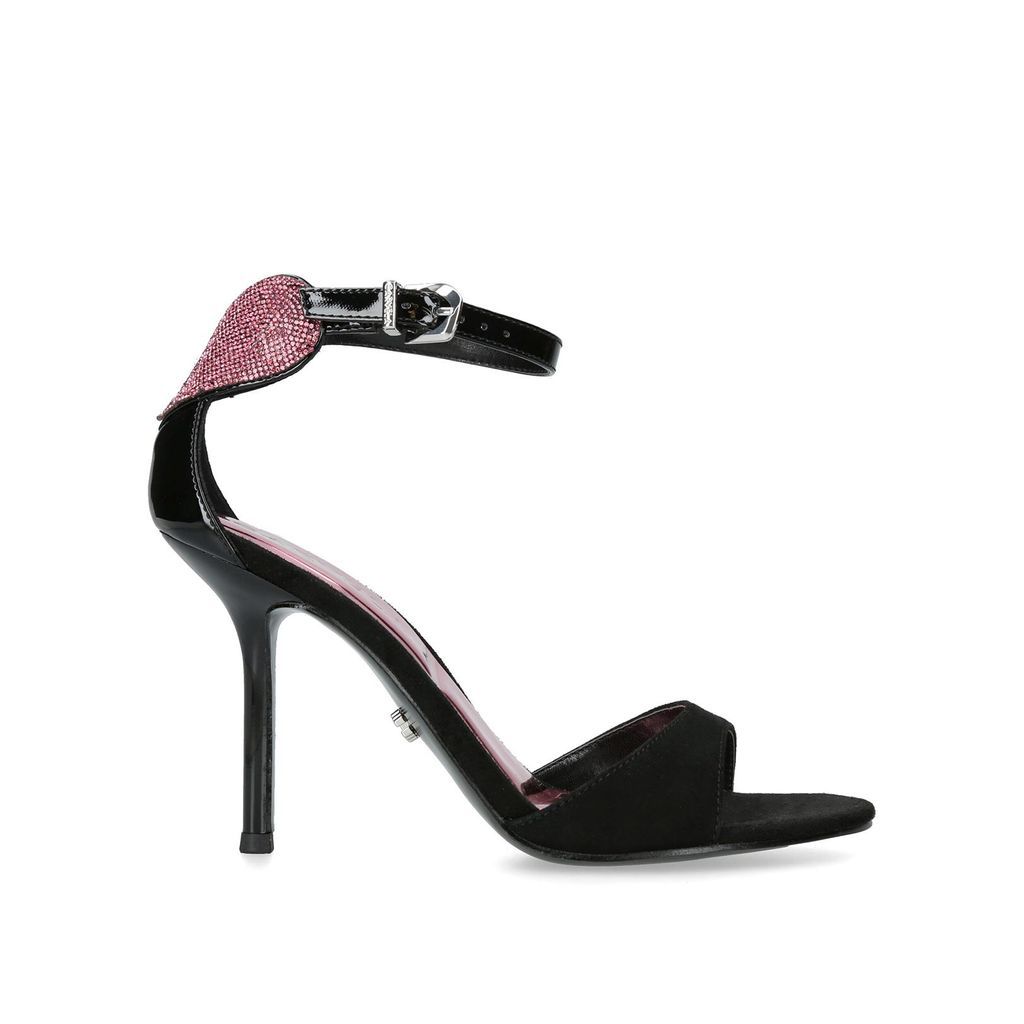 Women's Heels Black Combination Synthetic Amore