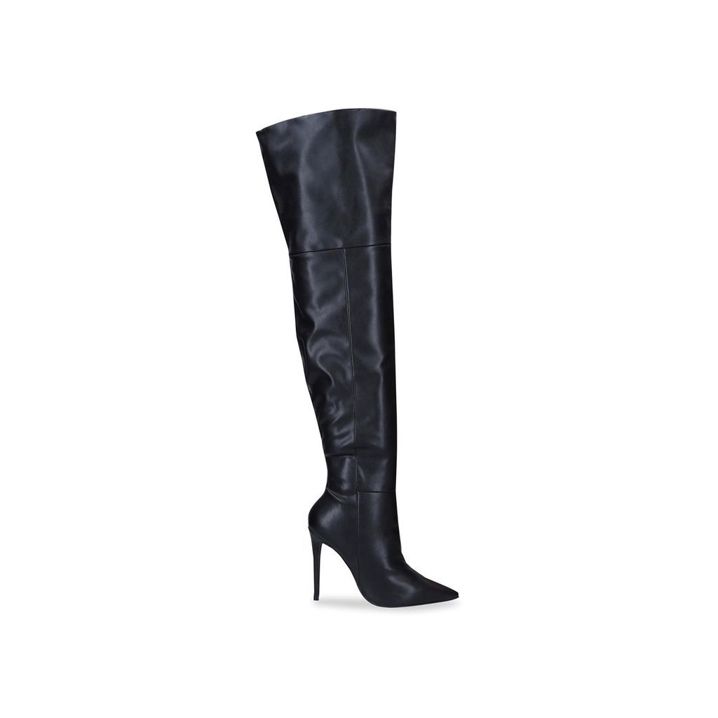 Women's Over The Knee Boots Black Sass