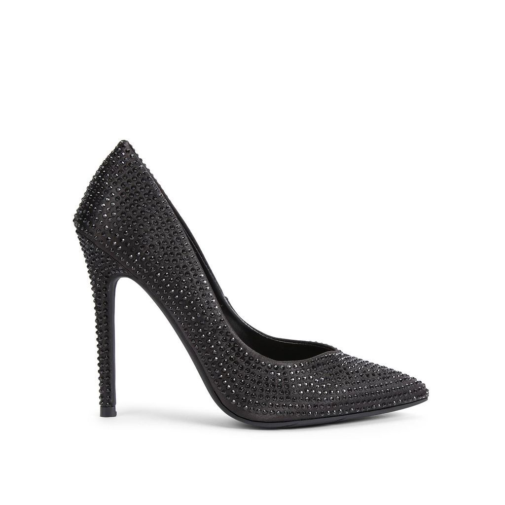 Women's Heels Black Crystal Andi