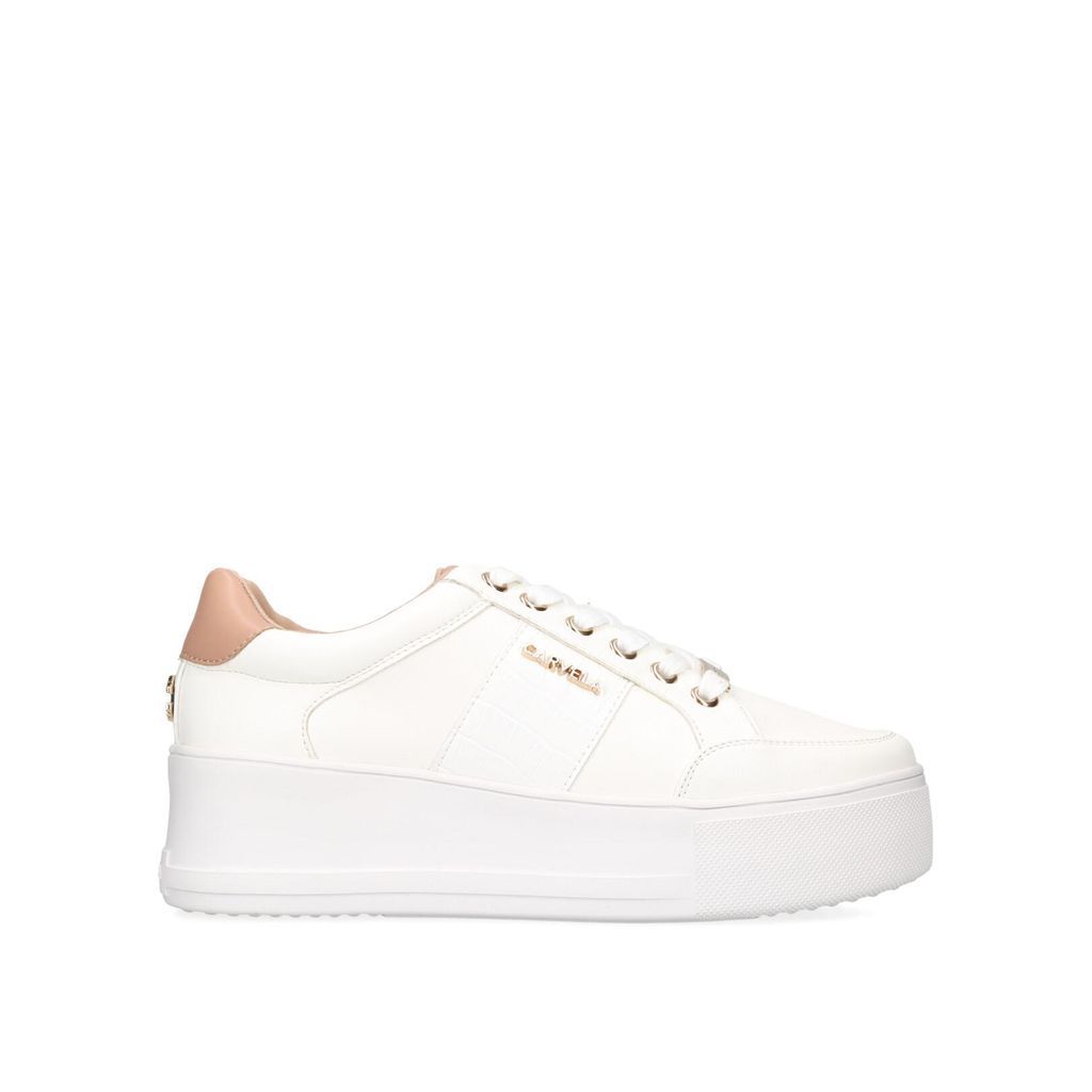 Women's Trainers White Combination Jive Lace Up