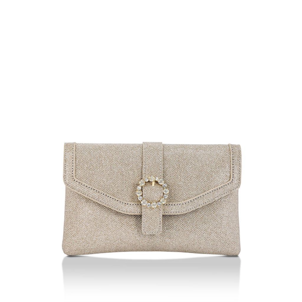 Women's Clutch Bag Gold Synthetic Harmony