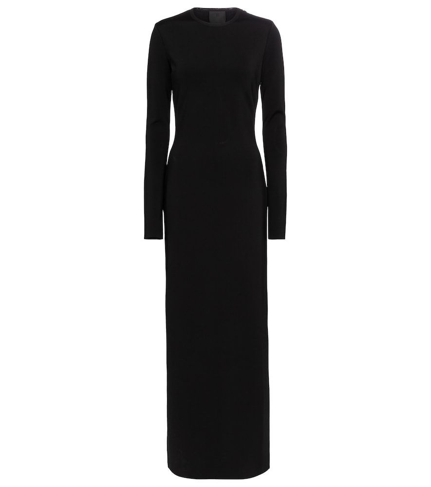 Cutout jersey gown