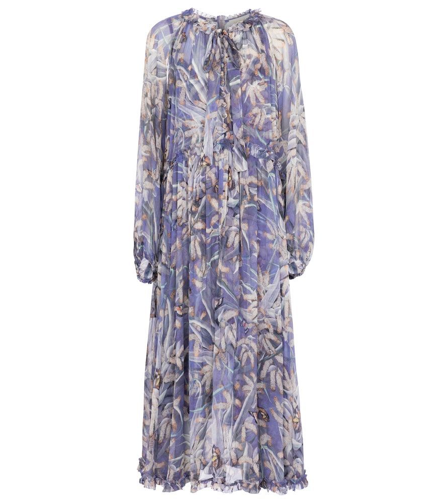 Botanica floral silk maxi dress