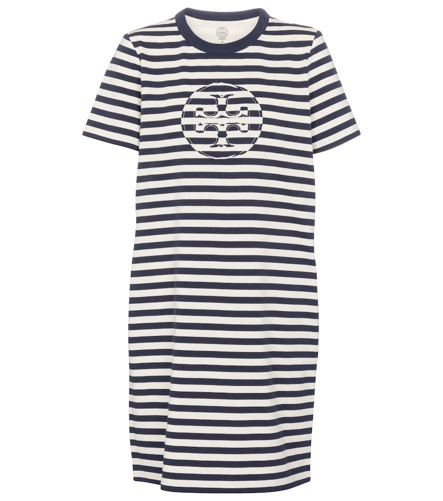Striped cotton T-shirt dress